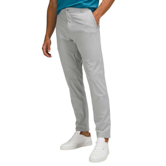 Lululemon Commission Pant Classic 32" Warpstreme Silver Drop Men's Size 33 EUC - Picture 1 of 12